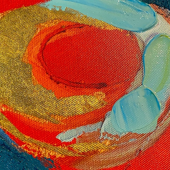 RECENTLY REDUCED: “Sale Priced” Abstract Painting Piece On Canvas, NEW - Picture 2 of 3